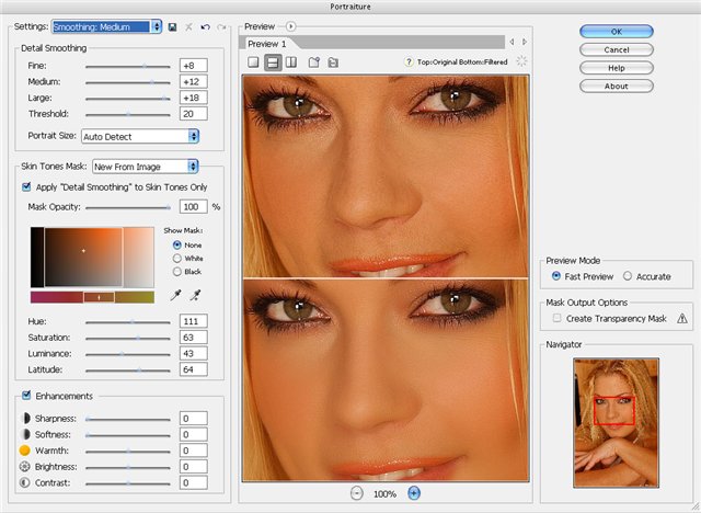 Imagenomic Portraiture v2.0.0.62 - плагин для программы Adobe