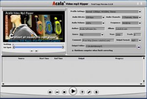 Acala Video MP3 Ripper 2.9.1  