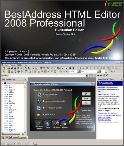 BestAddress HTML Editor 2008 Professional 12.2.0
