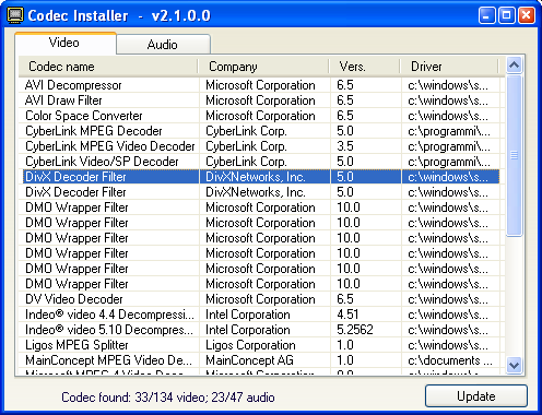 Скачать CodecInstaller v.2.9.1 можно по этому адресу (2,8 Мб, Freeware