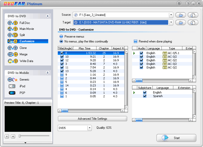 DVDFab 5.0.9.5 Beta 