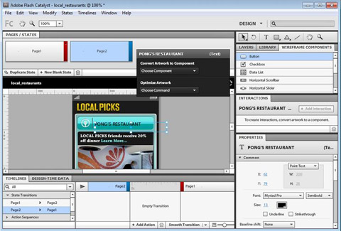 Adobe Flash Catalyst CS5