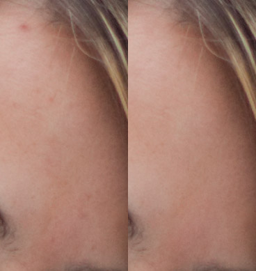 ������ � ������� Healing Brush