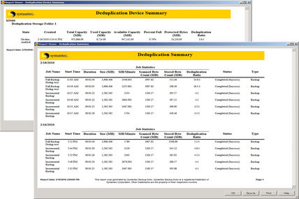 Symantec Backup Exec 2010 - основной интерфейс