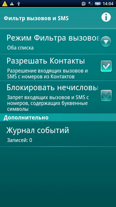 ��������� ������� ������� � SMS