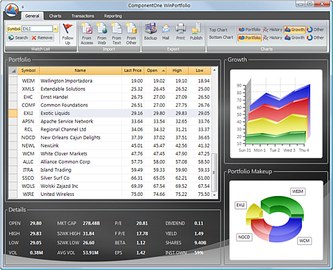 ComponentOne Studio for WinForms
