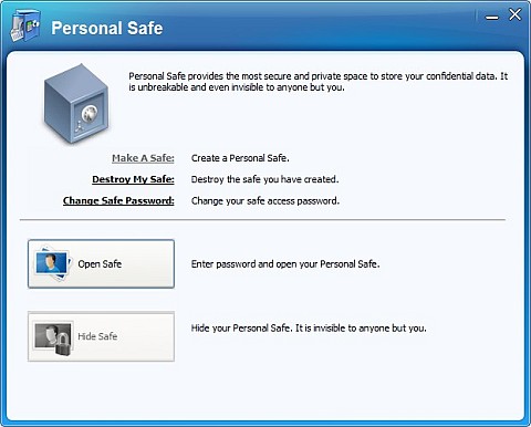 Персональный сейф
