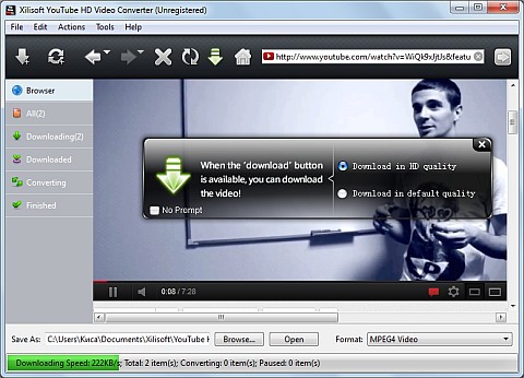 Автоматическое определение видео