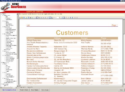 Report Sharp-Shooter