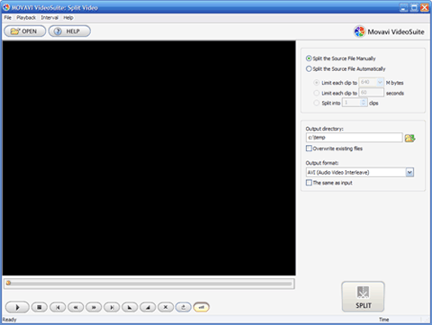 Утилита для разрезания видео