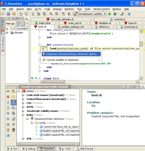 ��������� ���� � ������� "Intention actions"
