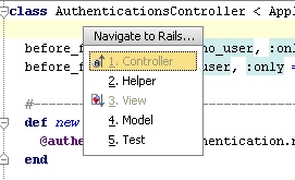 ���� "Navigate to Rails"