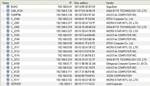 Find MAC Address