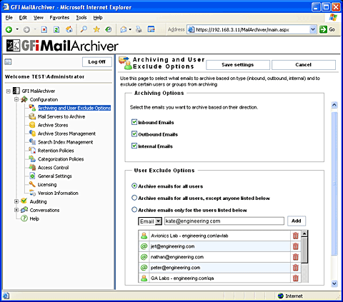 GFI MailArchiver