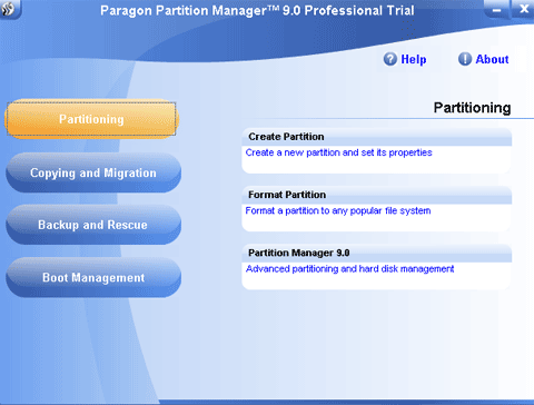 Paragon Partition Manager 9.0 Professional