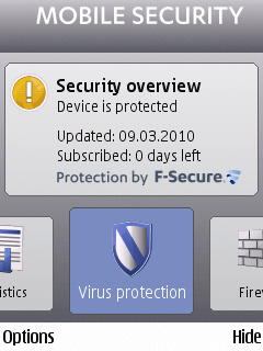 В его функционал F-Secure Mobile Security вошли такие модули, как антивирусная защита, файрвол, антивор и защищенный серфинг в �?нтернете