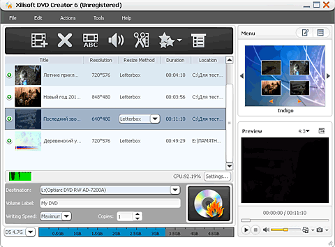 Xilisoft DVD Creator