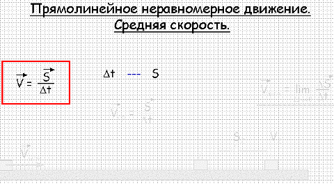 Это пример листа бумаги, на котором выписываются все формулы урока
