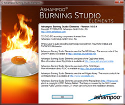 Ashampoo Burning Studio Elements