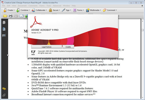 Adobe Acrobat Pro 9