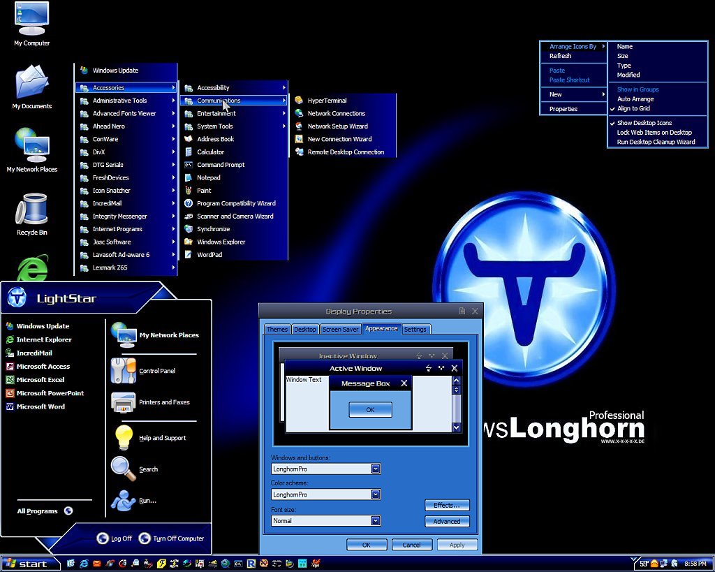 Установка windows longhorn на современный компьютер