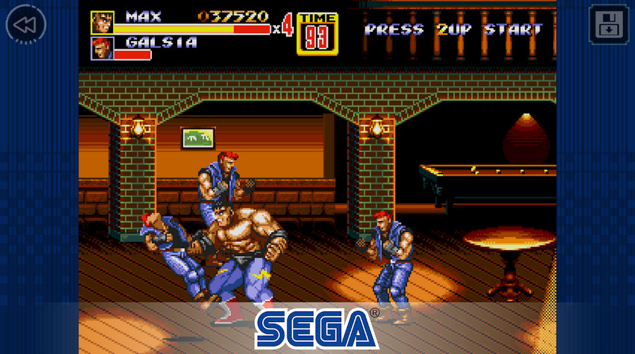 Streets of rage 2 как играть за шиву