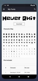 My Fonts - Install Font  